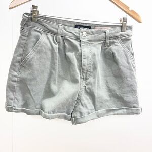 BCBGeneration Women's Light Green Jean Shorts